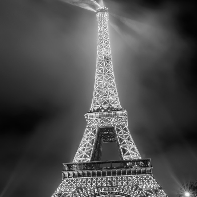 "The Eiffel tower" stock image