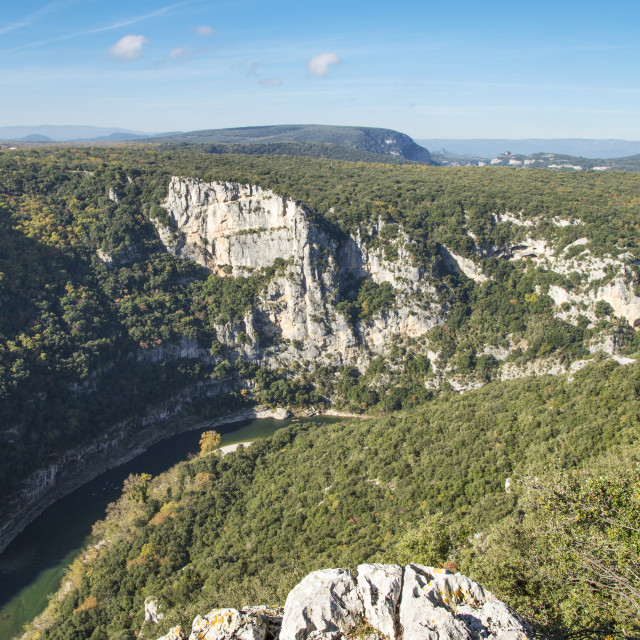 "Gorges de l'Ardeche" stock image