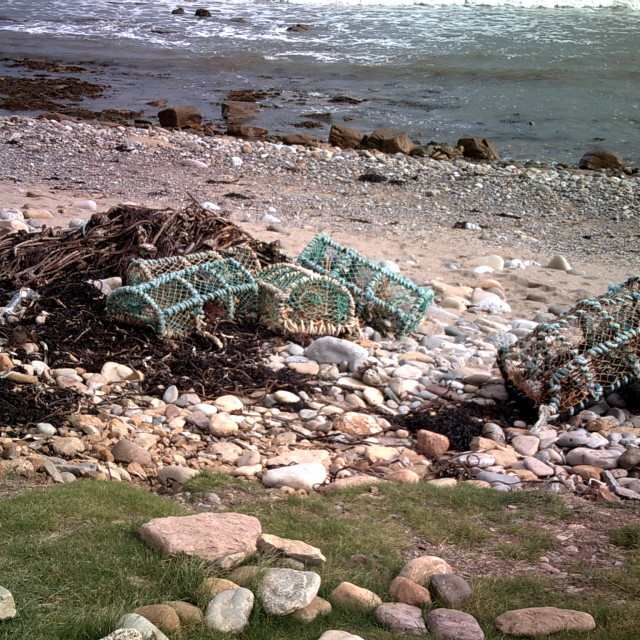 "Crab Pots" stock image