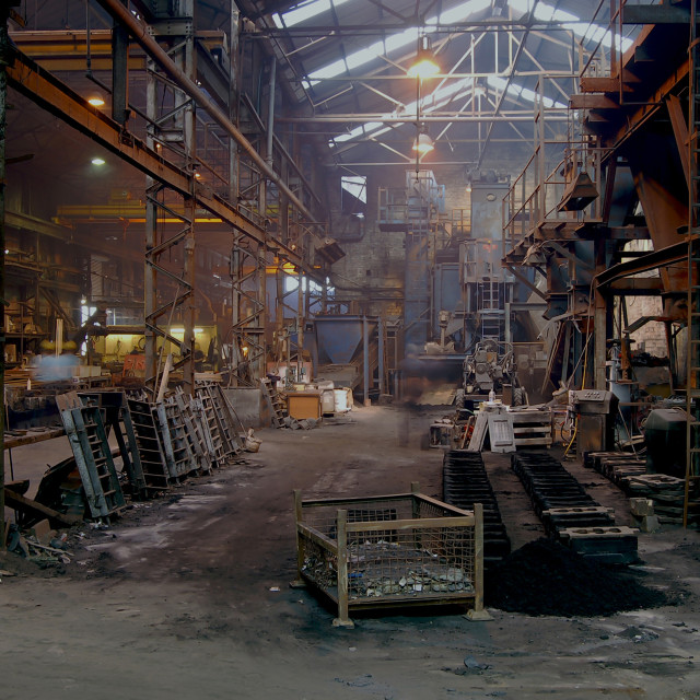 "The foundry" stock image