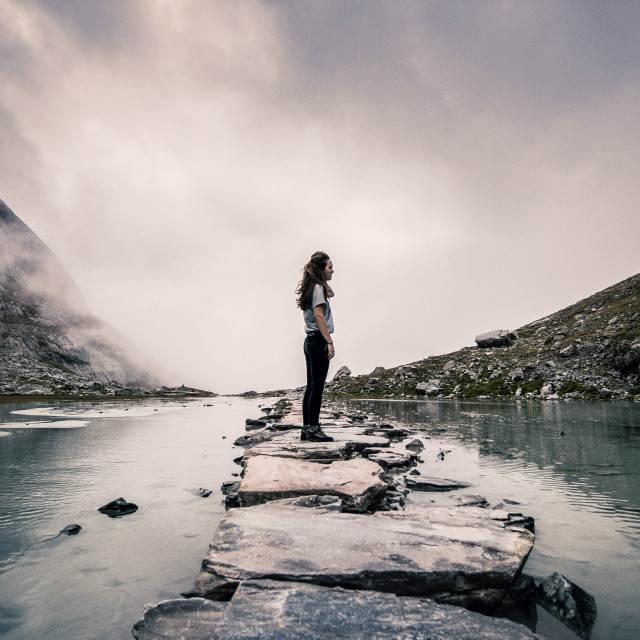 "Stepping Stones" stock image