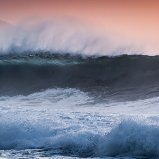 "Sunset Wave" stock image