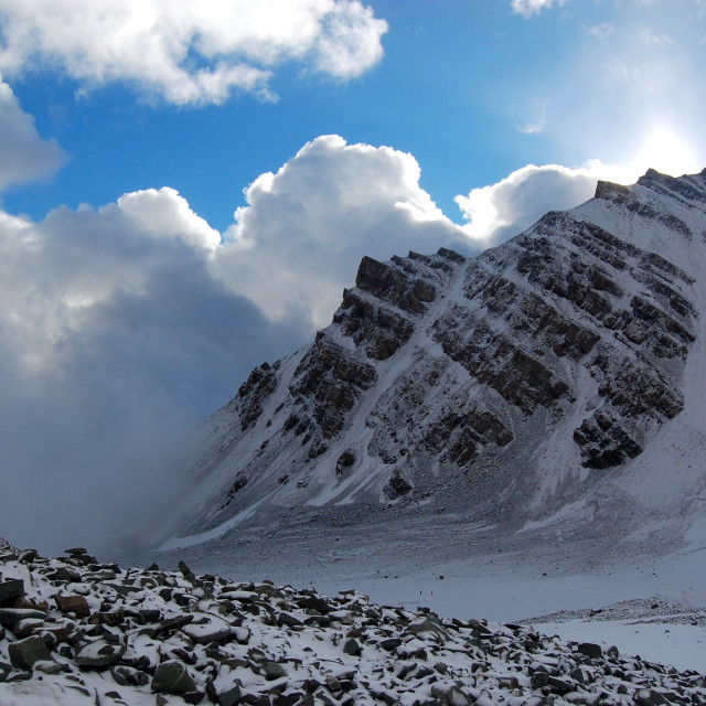 "Snow-Mountain" stock image