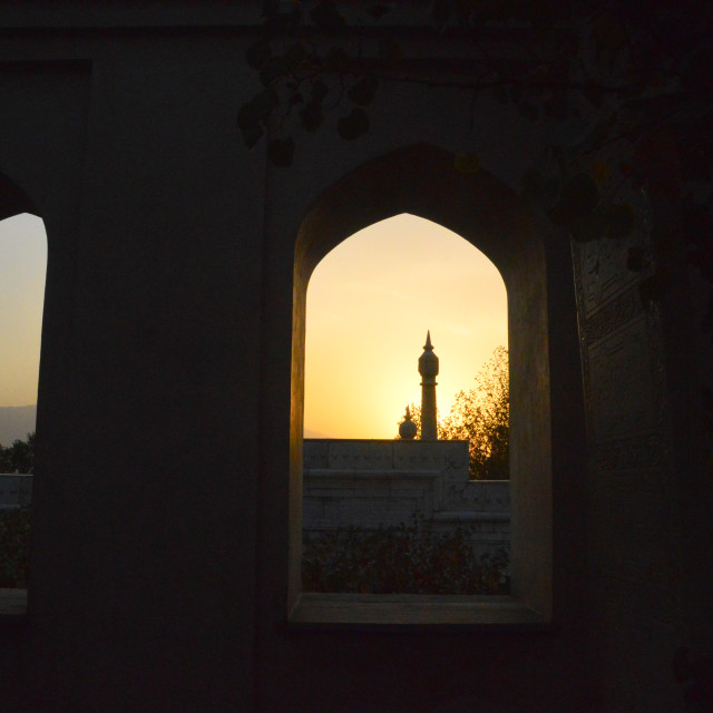 "Kabul Sunset" stock image