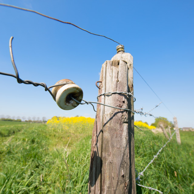 "Electric fence" stock image