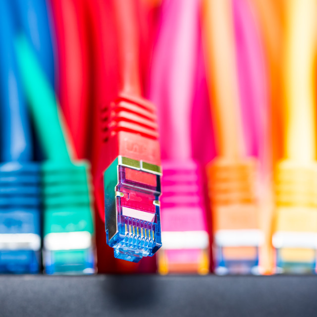 "Network Cables" stock image