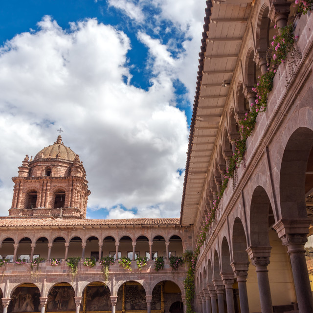 "Santo Domingo Church in Cuzco, Peru" stock image