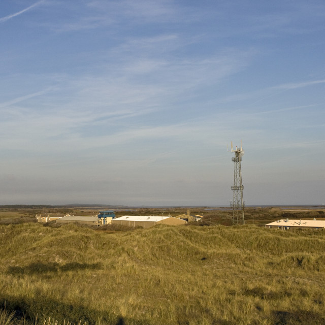 "Duinen rondom kazerne Vlieland, Dunes Vlieland, Netherlands" stock image