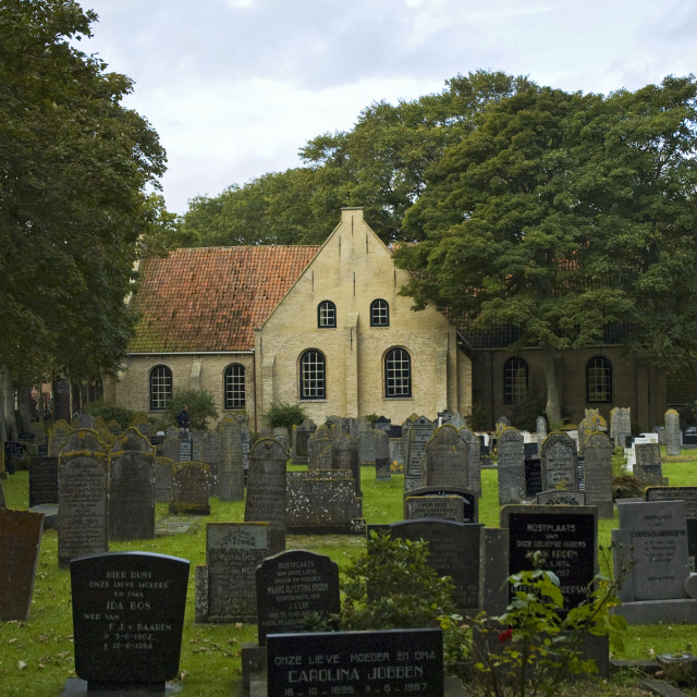 "Kerkhof, Cemetary" stock image