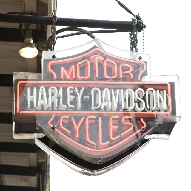 "Harley Davidison" stock image