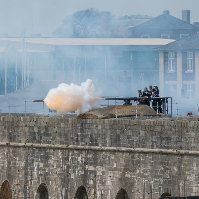 "Three...Two...One...Fire!" stock image