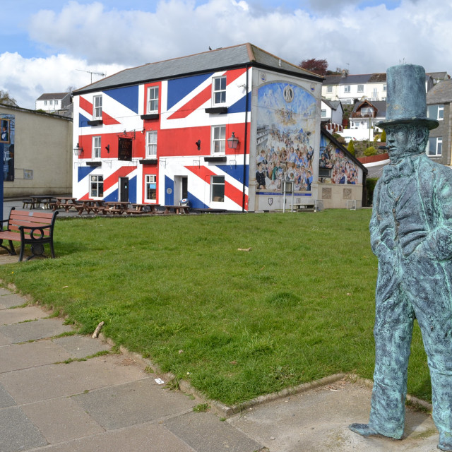 "Saltash Waterfront" stock image