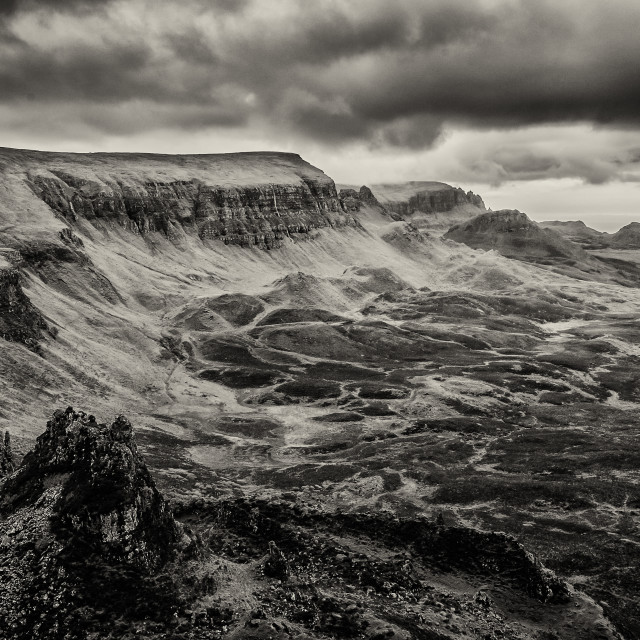 "The Quiraing, Isle of Skye" stock image