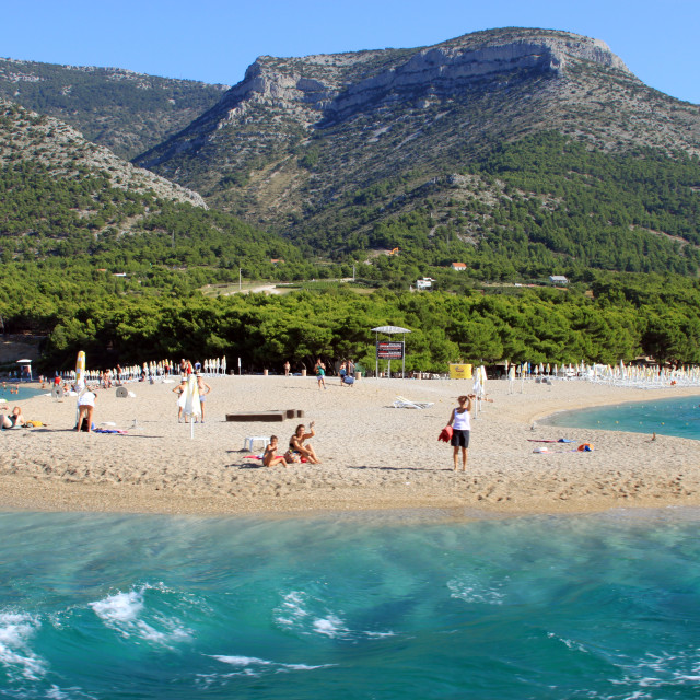 "Zlatni Rat beach" stock image