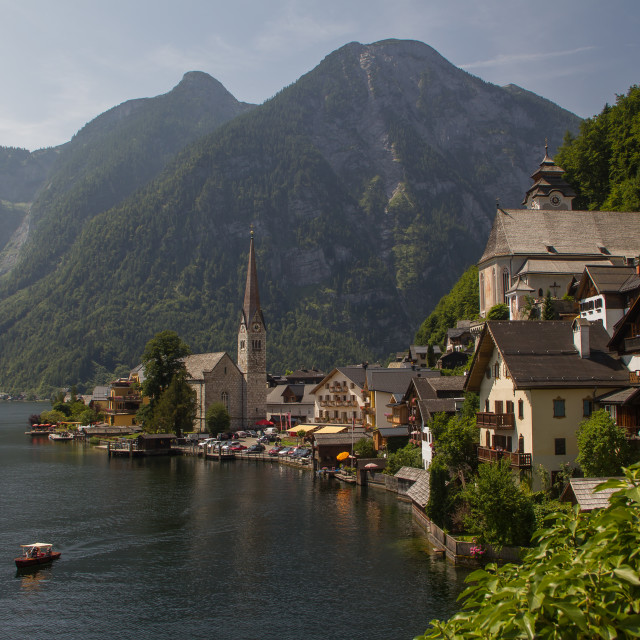 "Hallstatt Village" stock image