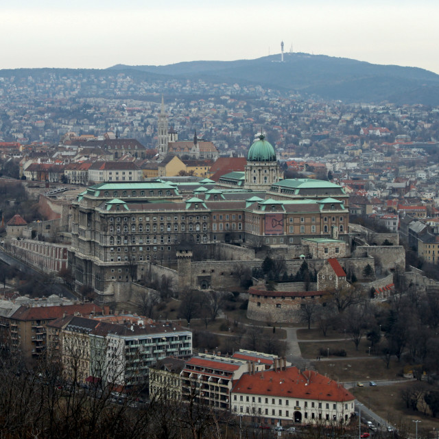 "Buda Castle" stock image