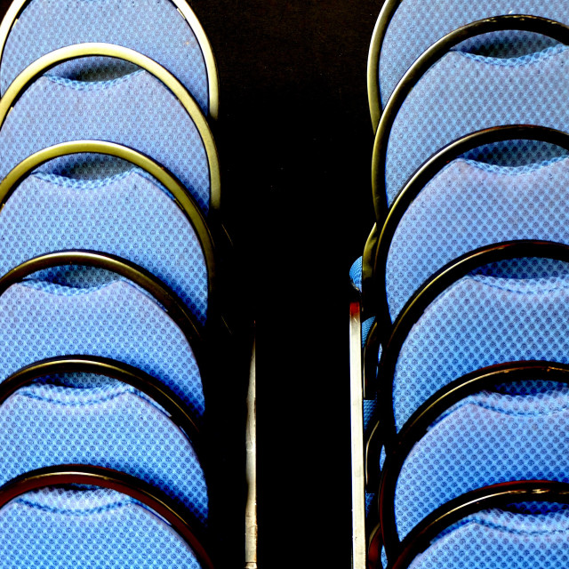 "Stacking Chairs" stock image