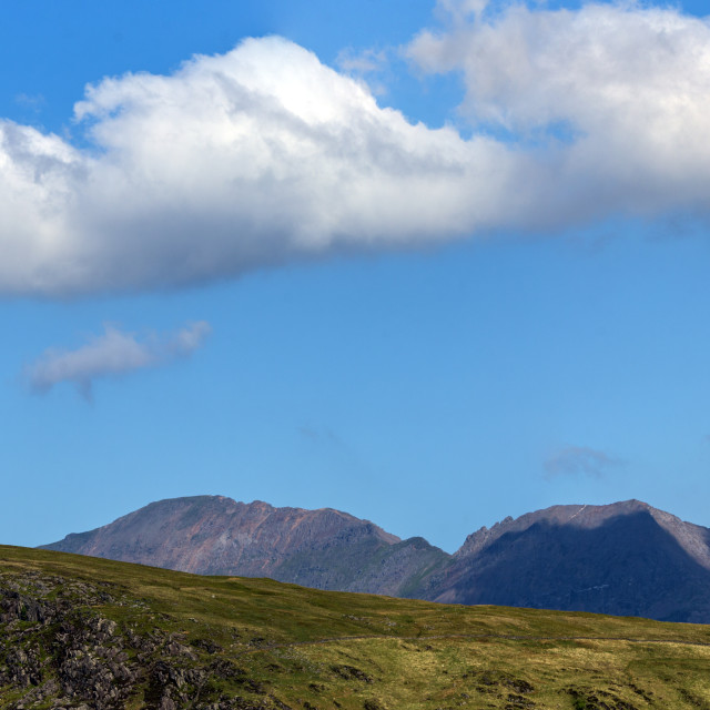 "Snowdon Mountain" stock image