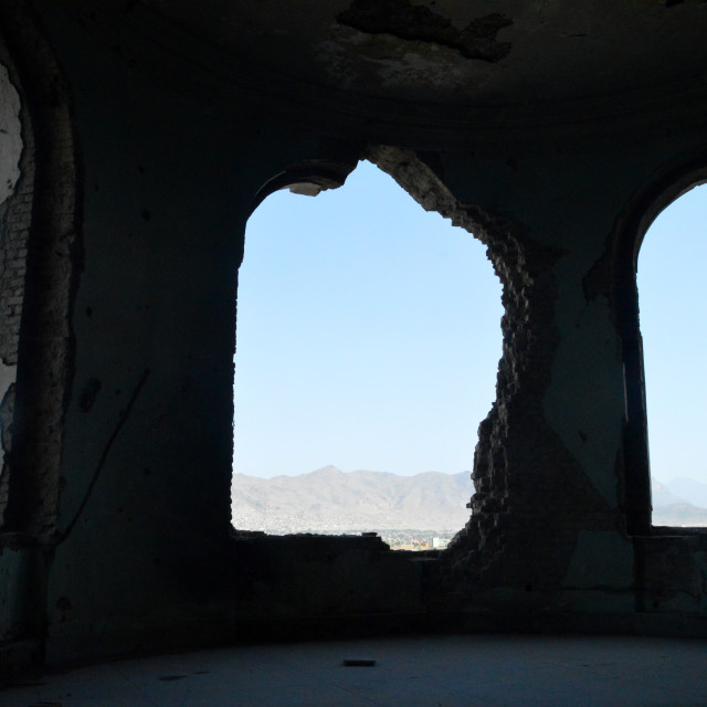 "The King's View of Kabul" stock image