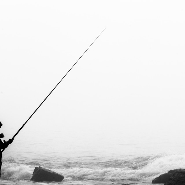 "Rock angler" stock image