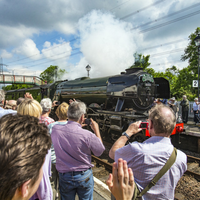 "Flying Scotsman" stock image