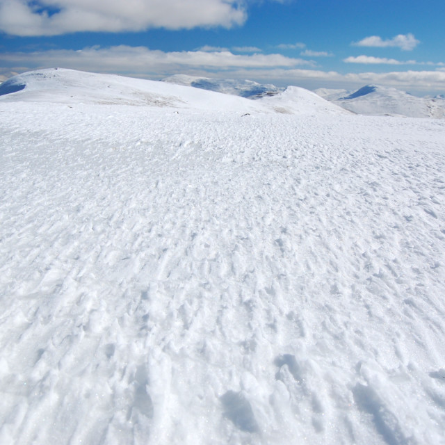 "Wind and Snow" stock image