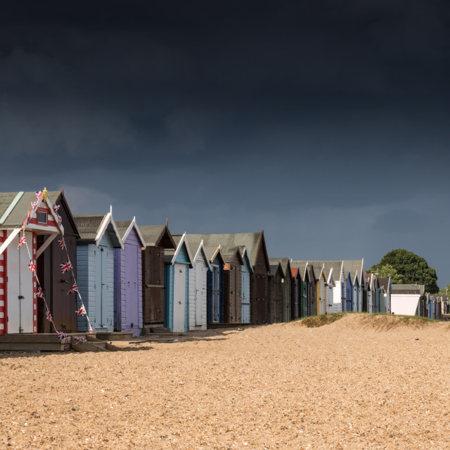 "Beach Huts" stock image