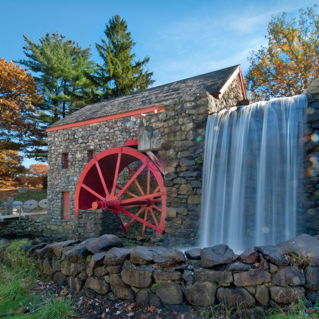 "Old grist mill" stock image