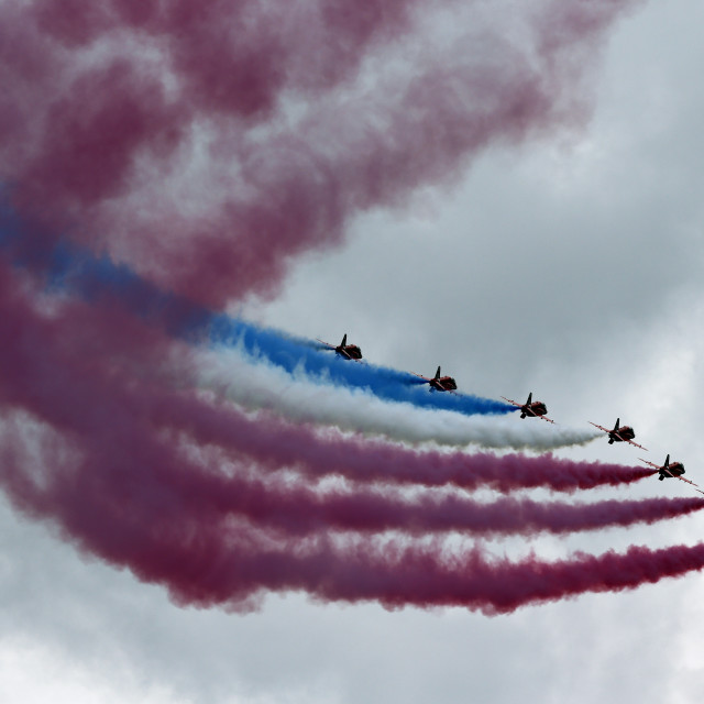 "The Red Arrows" stock image