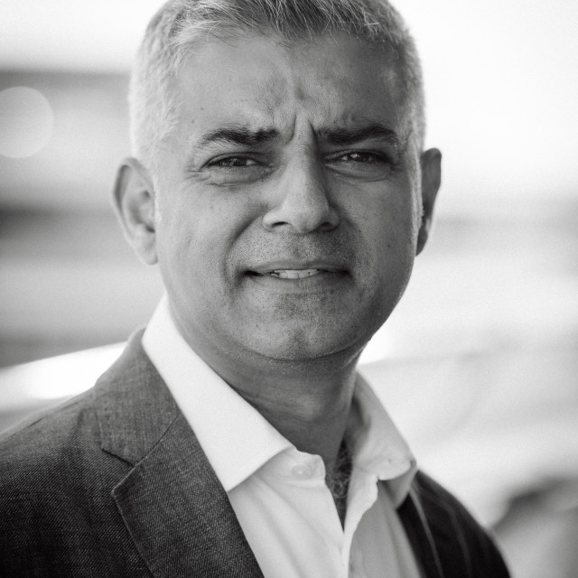 "Sadiq Khan Mayor of London" stock image