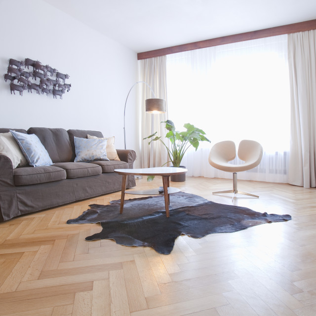 "Apartment Interior - Living Room." stock image