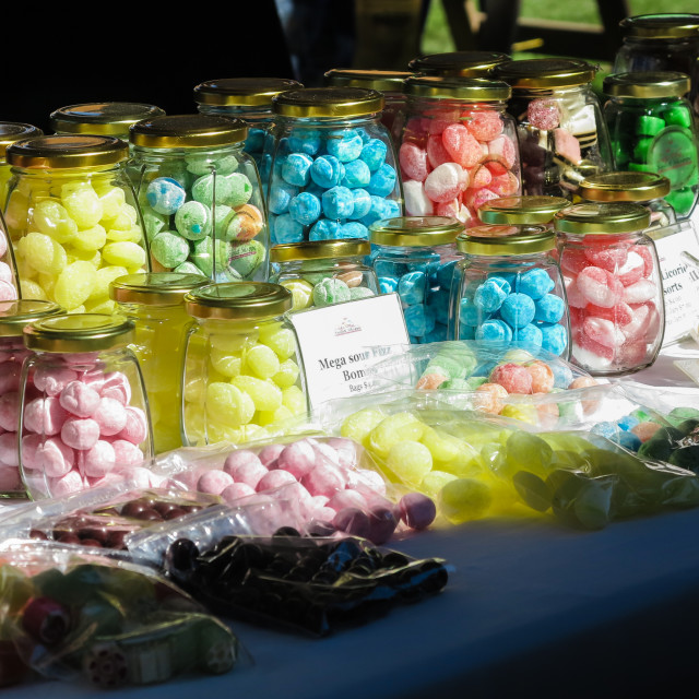 "colourful candy" stock image