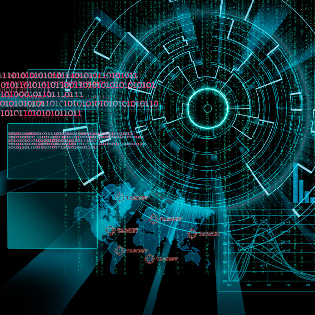 "rendering of a futuristic cyber background target with laser light effect" stock image