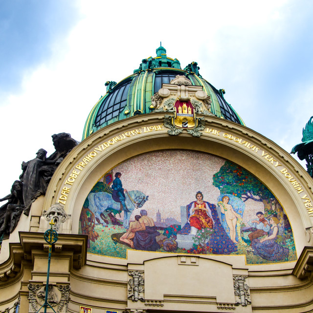 "Municipal House, Prague." stock image