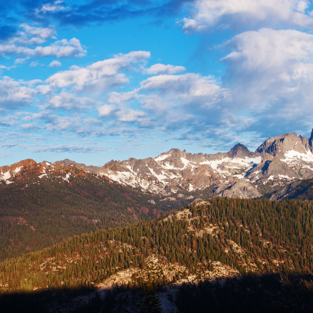 "Sierra skyline" stock image