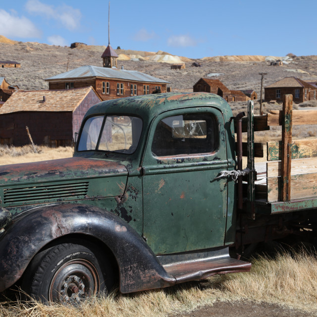 "Abandoned Truck" stock image