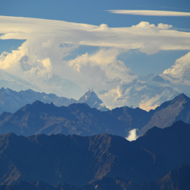 "Afternoon Clouds" stock image