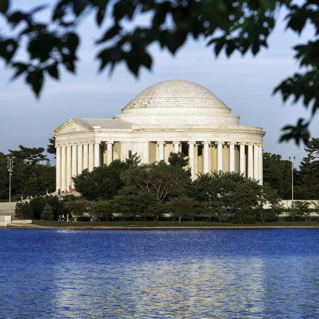 "Exterior, Jefferson Memorial, Washington DC, USA" stock image