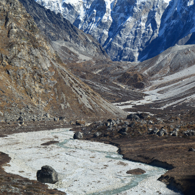 "On the Edge of Tibet" stock image