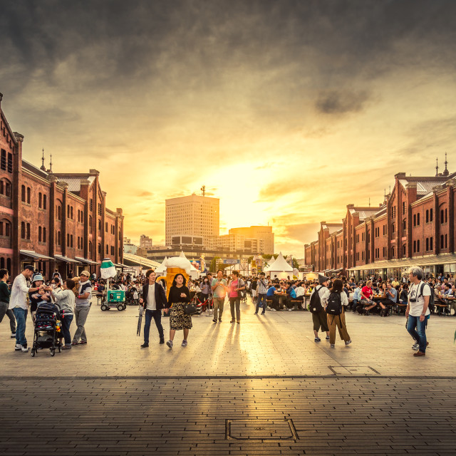 "Yokohama Beer Festival" stock image