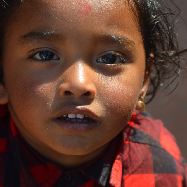 "Nepali Welcome" stock image