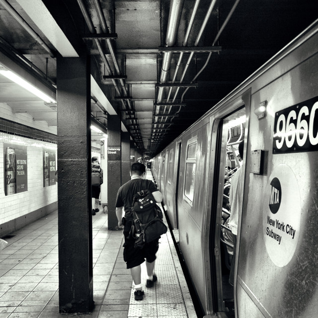 "New York City Subway" stock image