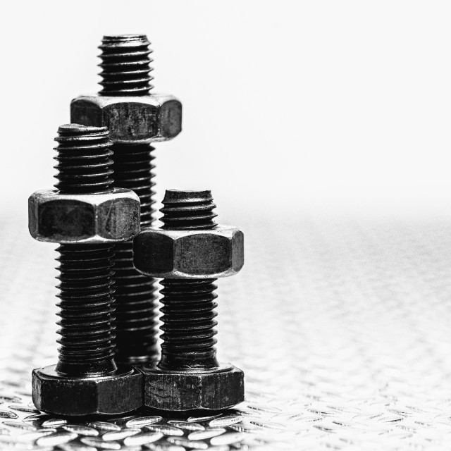 "Nuts 'n Bolts" stock image