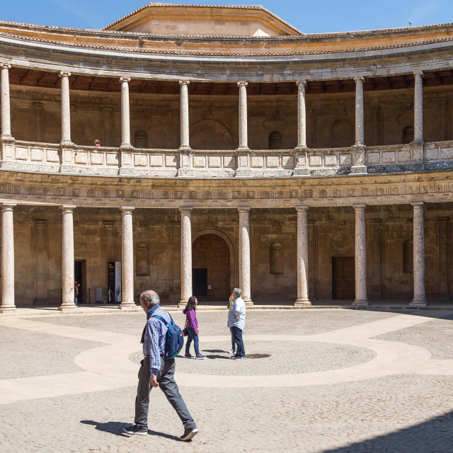 "The Courtyard" stock image