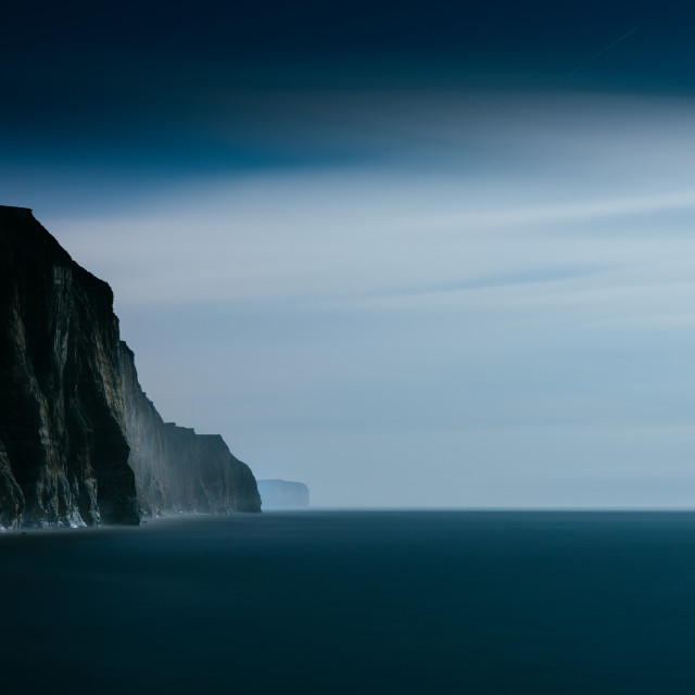 "moonlit seascape" stock image