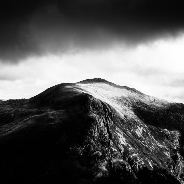 "snowdon, wales" stock image