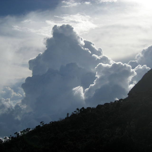 "Cloud Mountain" stock image