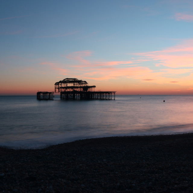 "West Pier" stock image