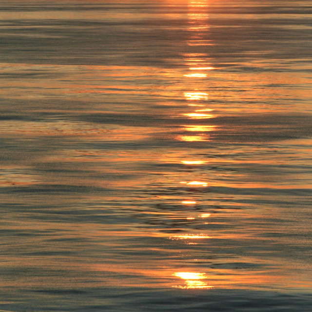 "Sunset at sea 3" stock image