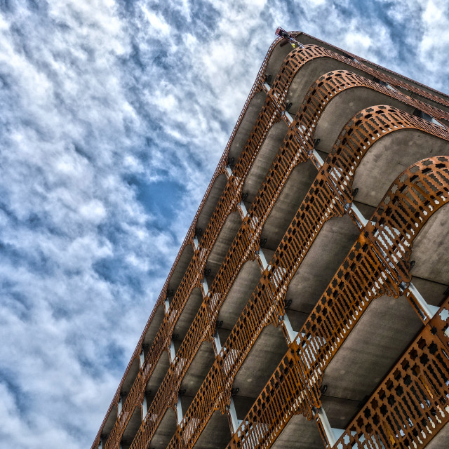 "Modern city living in Amsterdam Noord" stock image